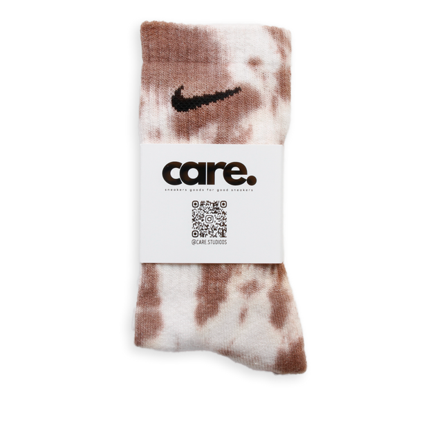 Nike Tie Dye Socks Brown by CARE STUDIOS