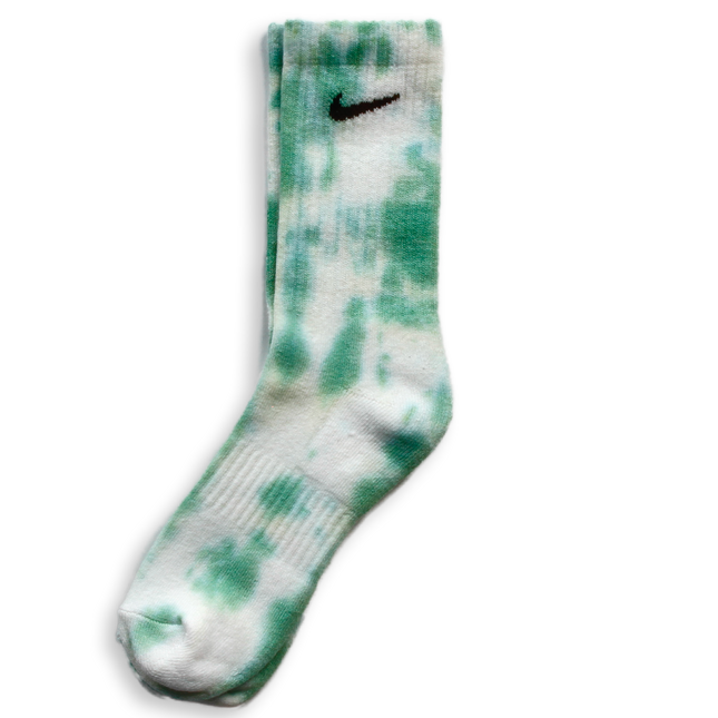 Nike Tie Dye Socks Avocado by CARE STUDIOS