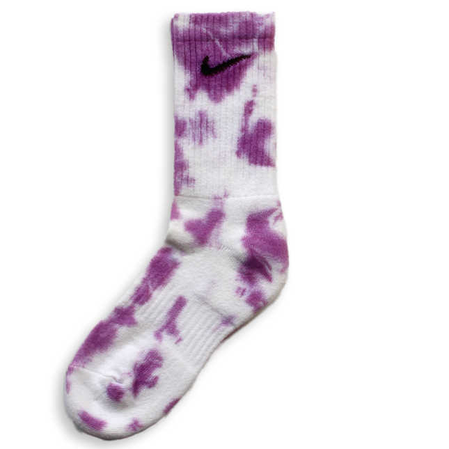 Nike Tie Dye Socks Grape by CARE STUDIOS