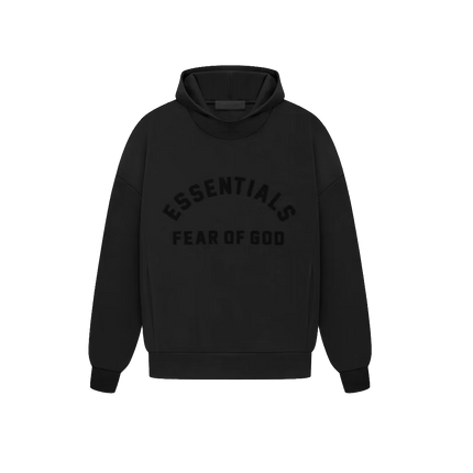 Fear of God Essentials Arch Logo Hoodie Jet Black