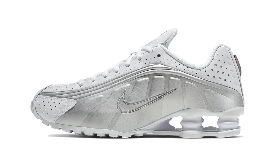 Nike Nike Shox R4 White Metallic Silver - AR3565-101