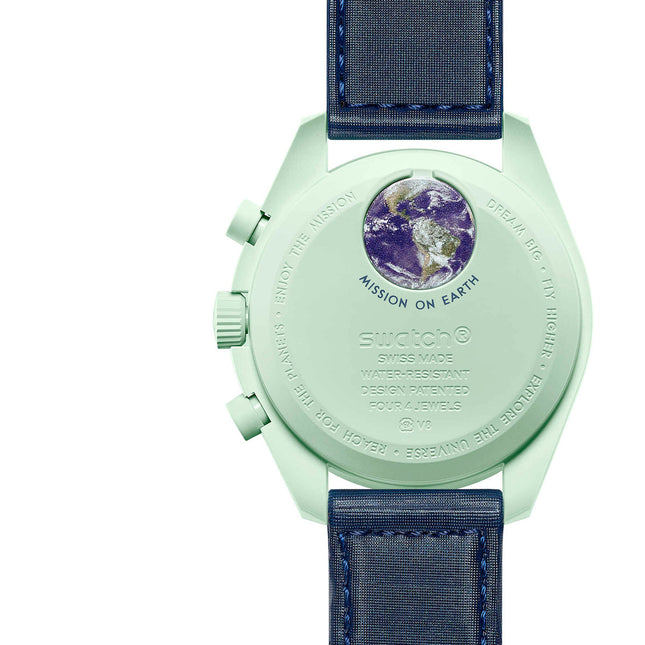 Swatch x Omega Bioceramic Moonswatch Mission to Earth SO33G100