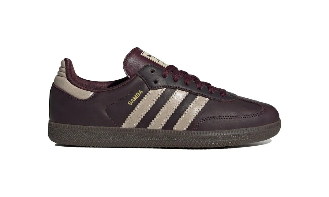 adidas Samba OG Maroon Crystal Sand (Women's) - IF7004