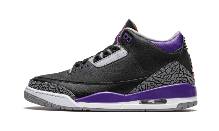 Air Jordan Air Jordan 3 Retro Black Court Purple - CT8532-050