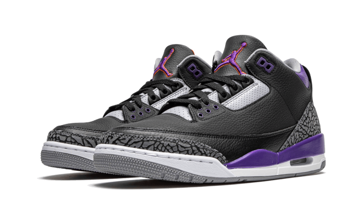 Air Jordan Air Jordan 3 Retro Black Court Purple - CT8532-050