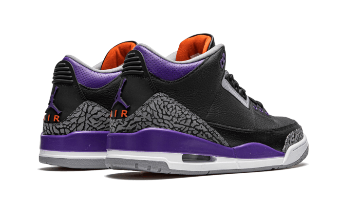 Air Jordan Air Jordan 3 Retro Black Court Purple - CT8532-050