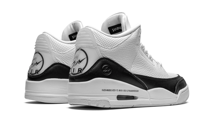 Air Jordan Air Jordan 3 Retro Fragment White Black - DA3595-100