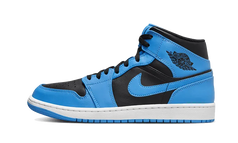 Blue and black air jordans online