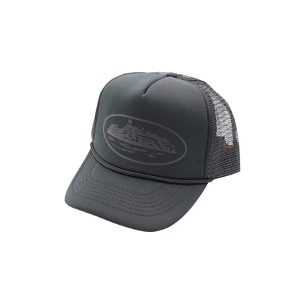 Corteiz Alcatraz Premium Trucker Triple Black