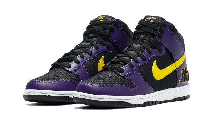 Nike Nike Dunk High EMB Lakers - DH0642-001