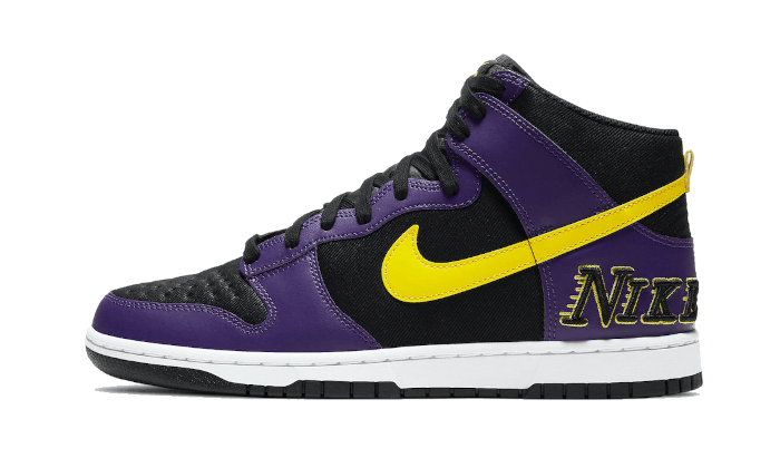 Nike Nike Dunk High EMB Lakers - DH0642-001
