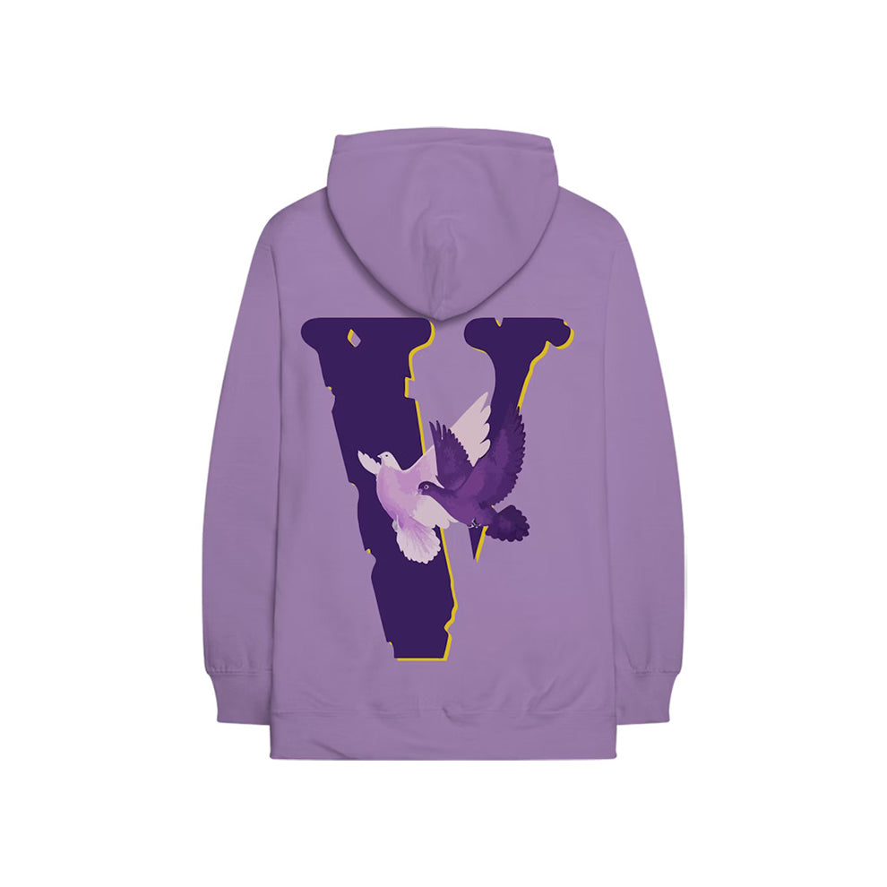 Vlone x Nav Doves Hoodie Purple Anywhim