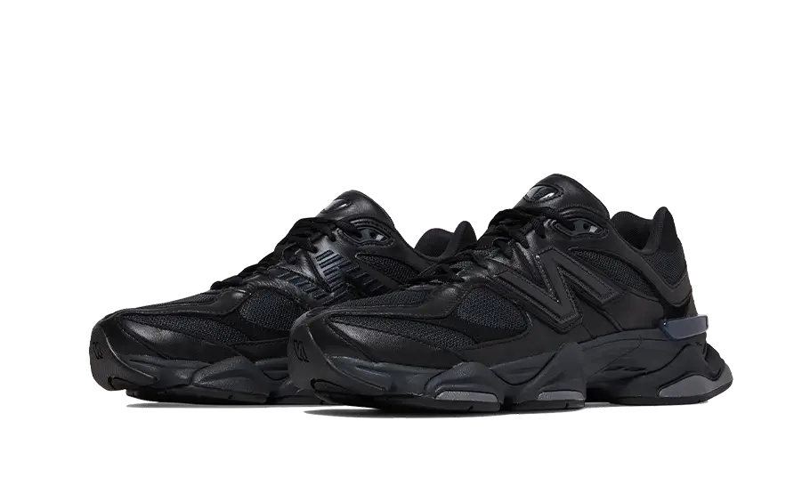 New Balance New Balance 9060 Triple Black Leather - U9060NRI