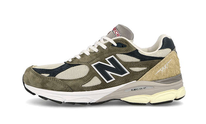 New Balance New Balance 990 v3 Made In USA Green Cream - M990TO3