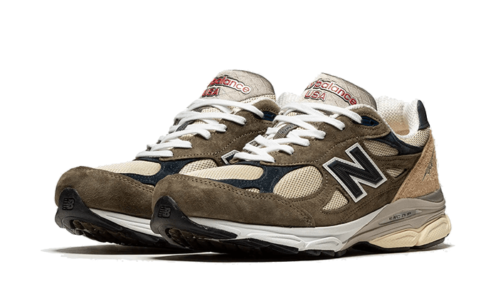 New Balance New Balance 990 v3 Made In USA Green Cream - M990TO3