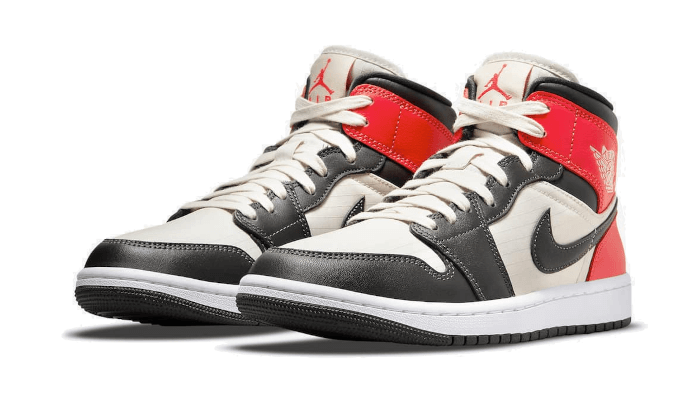 Air Jordan Air Jordan 1 Mid Light Orewood Brown - DQ6078-100