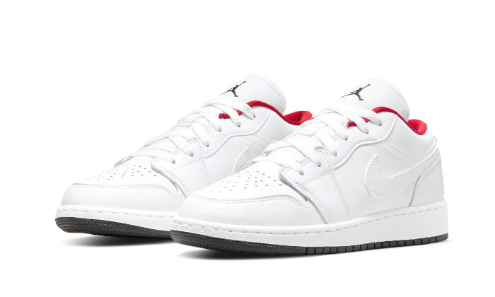 Air Jordan Air Jordan 1 Low White Gym Red - 553560-164