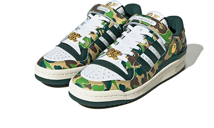 Adidas Adidas Forum 84 Low Bape 30th Anniversary Green Camo - ID4771