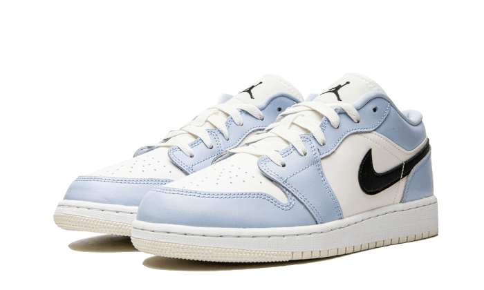 Air Jordan Air Jordan 1 Low Ice Blue Black - 554723-401