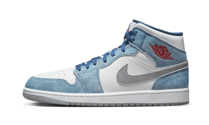 Air Jordan Air Jordan 1 Mid French Blue Fire Red - DN3706-401 / DR6235-401