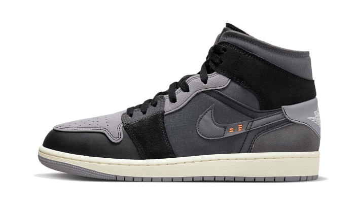 Air Jordan Air Jordan 1 Mid Inside Out Black - DM9652-001 / DV0438-001