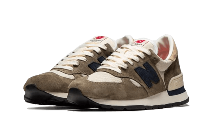 New Balance New Balance 990 V1 Made In USA Cream Olive - M990WG1