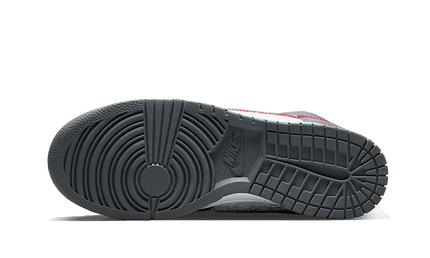 Nike Nike Dunk High Embossed Basketball Grey Red - FD0668-001